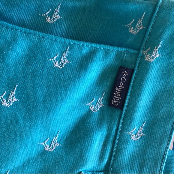 Men’s Columbia Blue Performance PFG Shorts - Picture 5 of 8